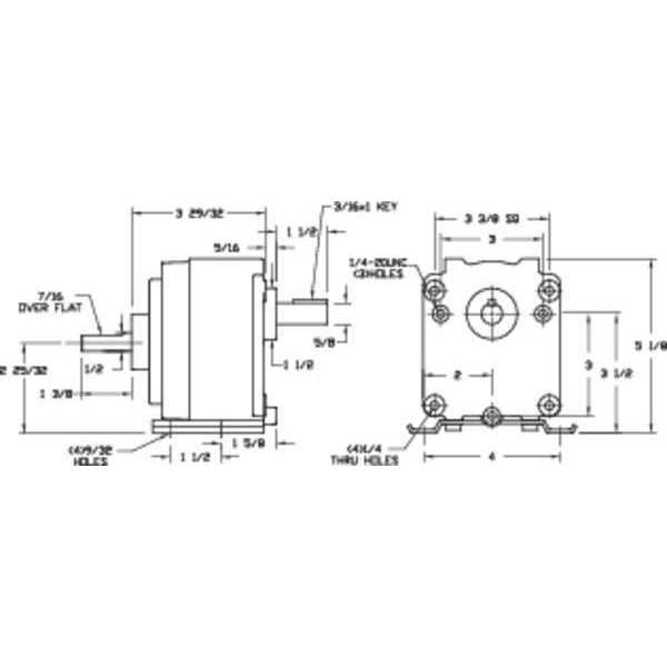 Reducer, Speed, 48 RPM