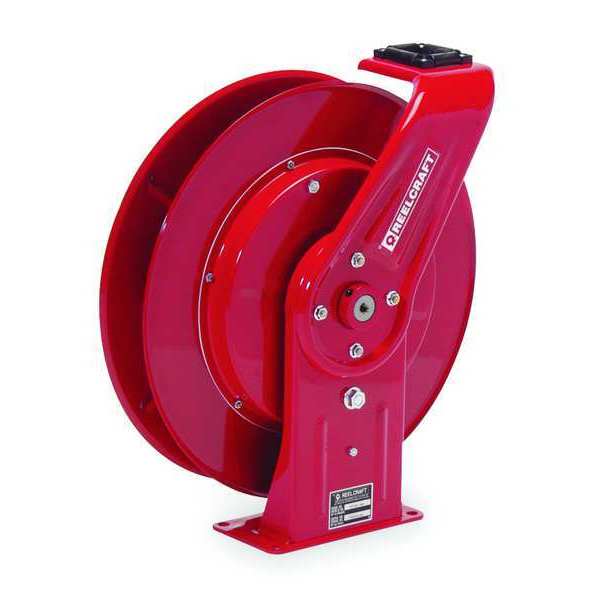 Spring Return Hose Reel, 3/8 in Hose Dia., 50 ft Length, 4,500 psi