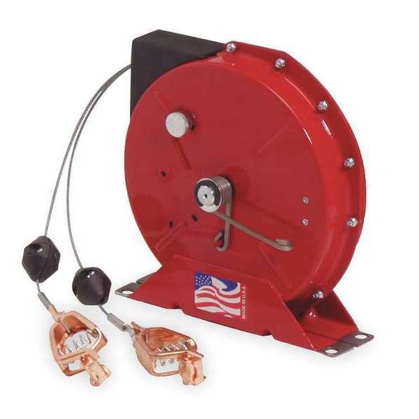Cable Reel, Spring, 50 ft, Red, HD