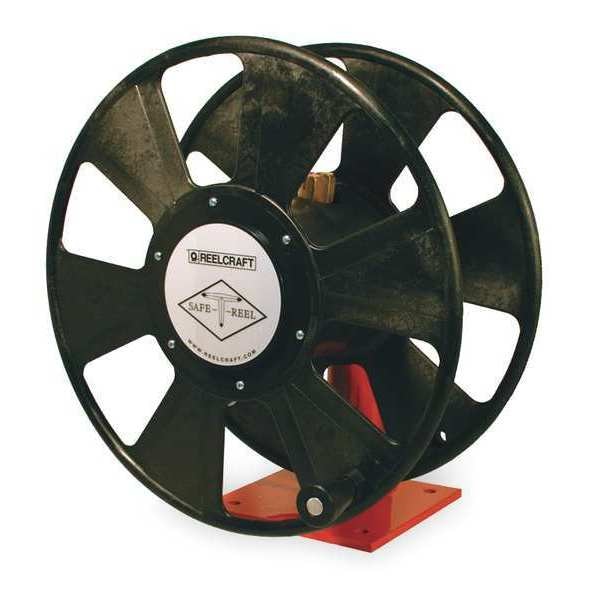 Welding Cable Reel, Hand Crank, 250 Ft Cap