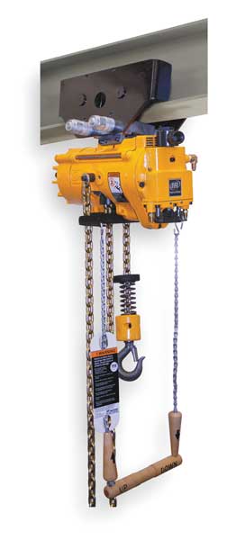 Air Chain Hoist, 550 lb. Cap., 10 ft. Lift