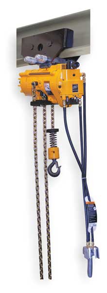 Air Chain Hoist, 1100 lb. Cap., 10 ft. Lft