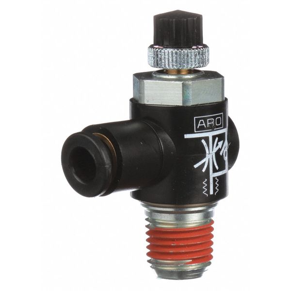 Cylder Port Flow Control, 1/4, MNPT xTube