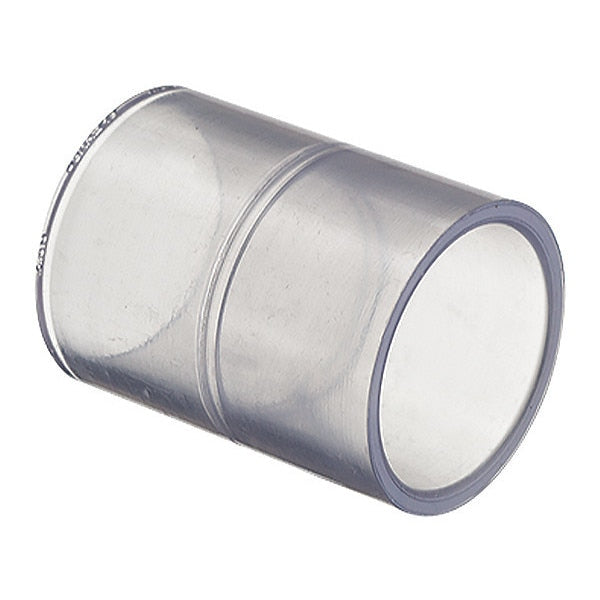 PVC Coupling, Solvent x Solvent, 1-1/2 in Pipe Size