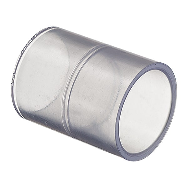 PVC Coupling, Solvent x Solvent, 1 in Pipe Size