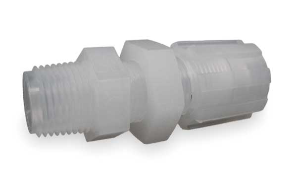 Panel Mount Adptr, PFA, Comp, 1/4In