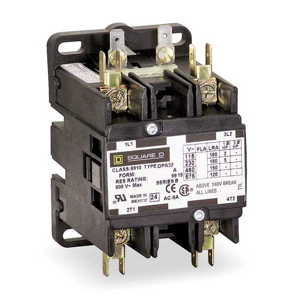 120VAC Non-Reversing Definite Purpose Contactor 2P 90A