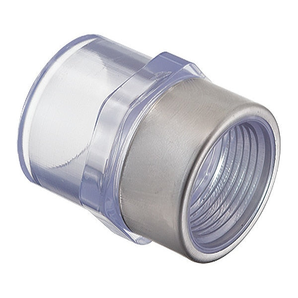 PVC Female Adapter, FNPT x Solvent, 1/2 in Pipe Size