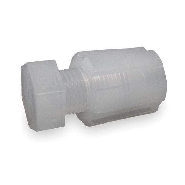 Tubing Plug, PFA, PTFE, ETFE, Comp, 1/4In
