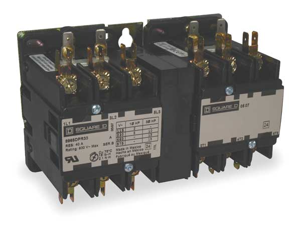 120VAC Reversing Hoist Contactor 3P 30A