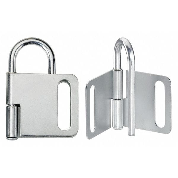 Lockout Hasp, Snap-On, 4 Lock, Silver
