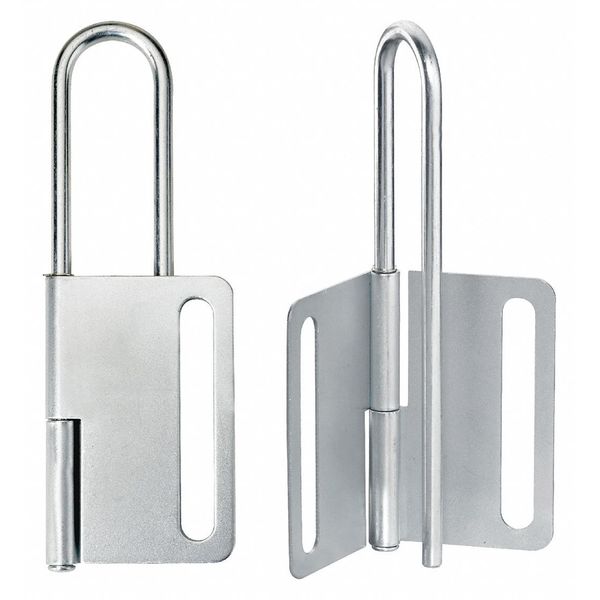 Lockout Hasp, Snap-On, 8 Lock, Silver