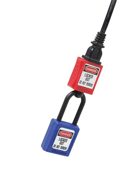 Plug Lockout, Red, 5/16 In.D