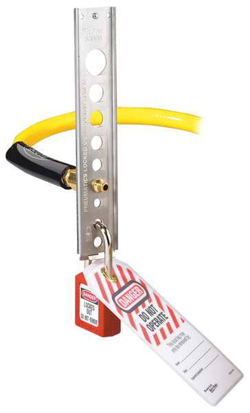 Pneumatic Lockout, 7 3/4 H x 1 3/8 In W