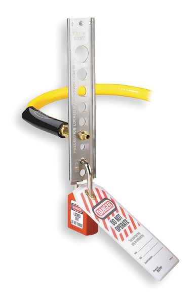 Pneumatic Lockout, 7 3/4 H x 1 3/8 In W