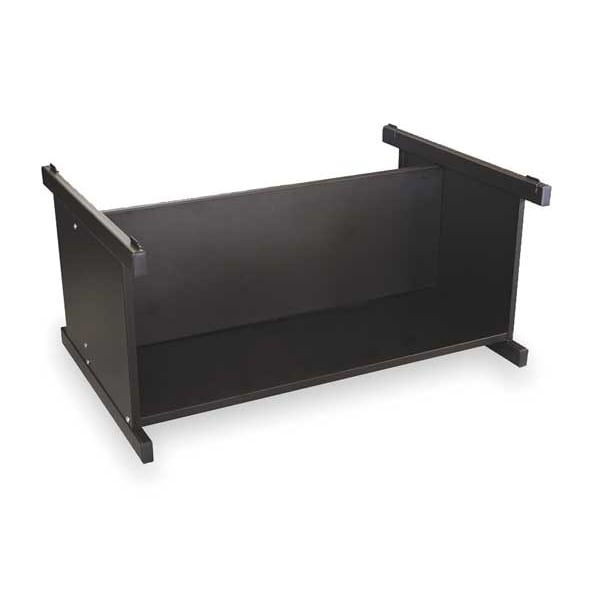 Flat File Cabinet Base, Open Base, Black