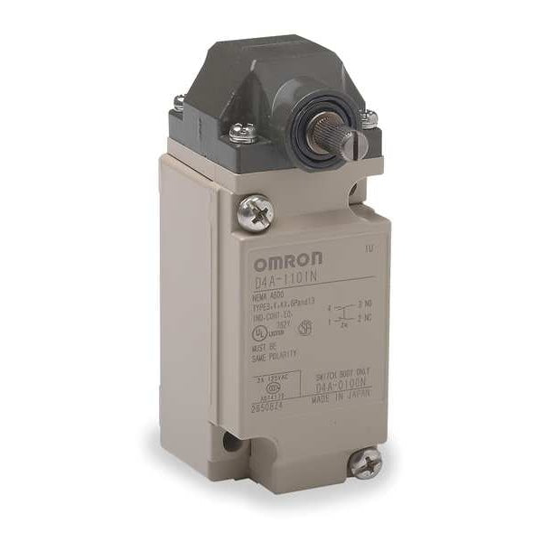 Heavy Duty Limit Switch, No Lever, Rotary, SPDT, 10A @ 600V AC