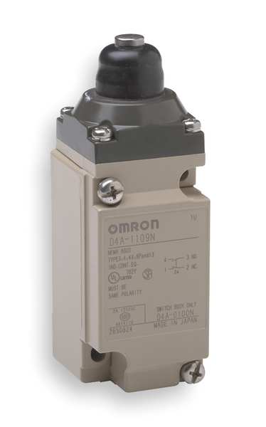 Heavy Duty Limit Switch, Plunger, DPDT, 5A @ 600V AC