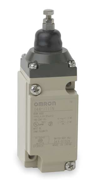 Heavy Duty Limit Switch, Plunger, SPDT, 10A @ 600V AC
