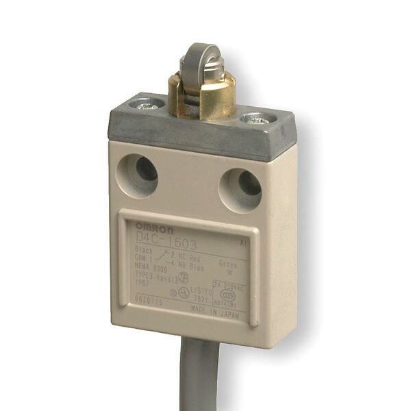 Limit Switch, Plunger, Roller, SPDT, 5A @ 240V AC