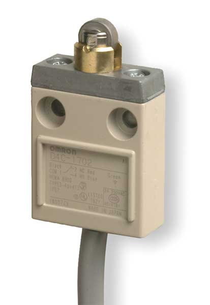 Limit Switch, Plunger, Roller, SPDT, 5A @ 240V AC