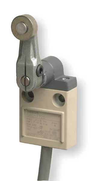 Limit Switch, Roller Lever, Rotary, SPDT, 5A @ 240V AC