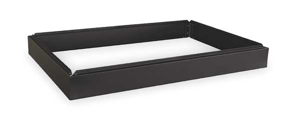 Flat File Cabinet Base, Closed Base, Black