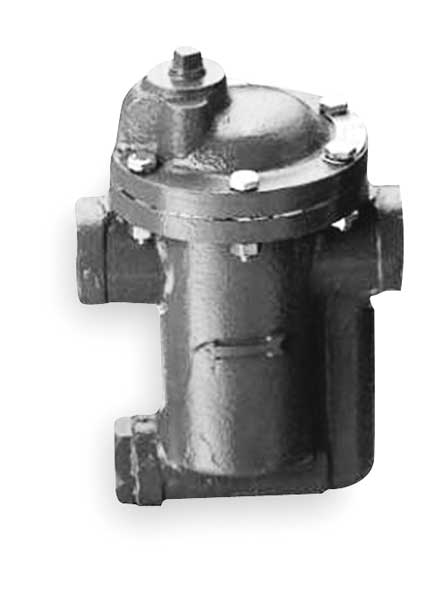 Steam Trap, 450F, Cast Iron, 0 to 80 psi