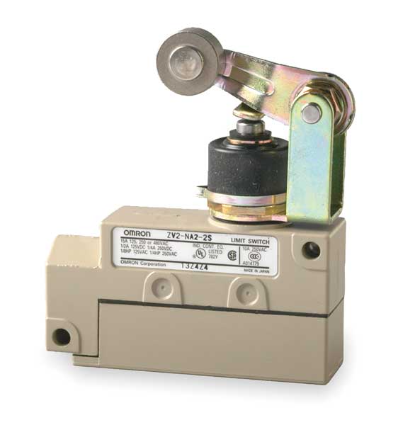 Limit Switch, Plunger, Roller, SPDT, 10A @ 480V AC