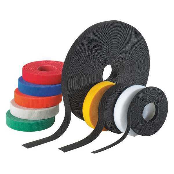 15 ft L Cut-to-Length Hook-&-Loop Cable Tie BK