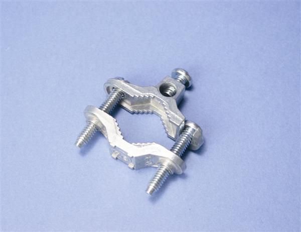 Pipe Clamp, Grounding, Zinc