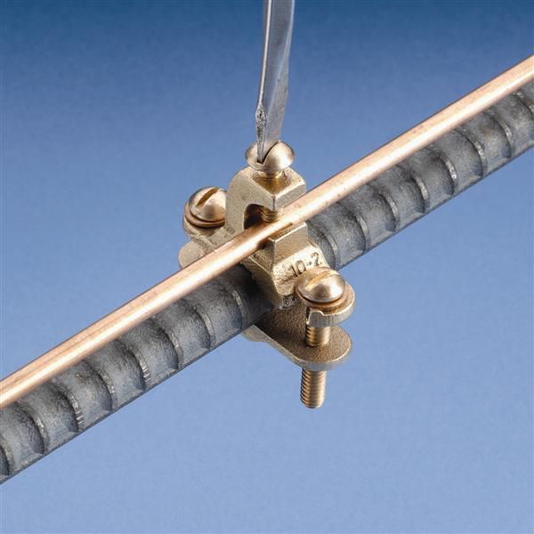 Ground Clamp, Parallel Burial, Bronze