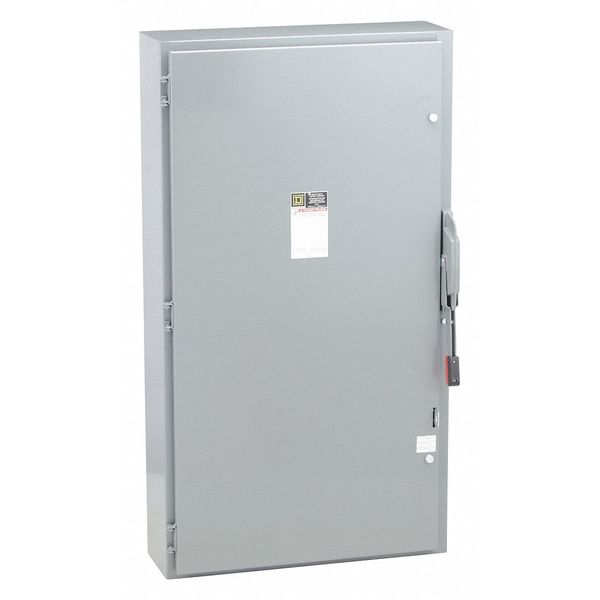 Fusible Safety Switch, Heavy Duty, 240V AC, 3PST, 400 A, NEMA 1