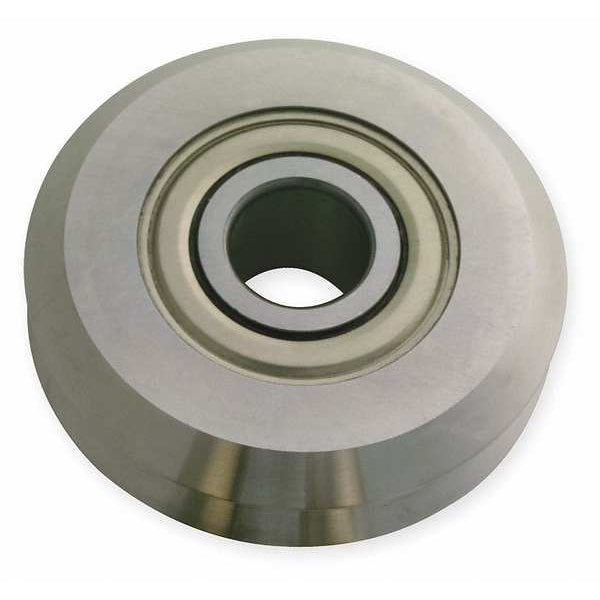 V-Guide Wheel Bearing, Bore 0.5906 In
