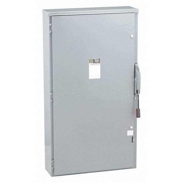 Fusible Safety Switch, Heavy Duty, 600V AC, 3PST, 600 A, NEMA 3R