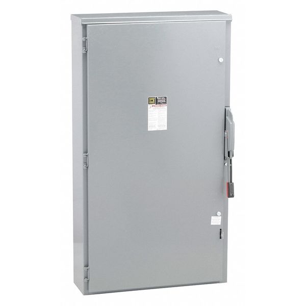 Nonfusible Safety Switch, Heavy Duty, 600V AC, 3PST, 400 A, NEMA 3R