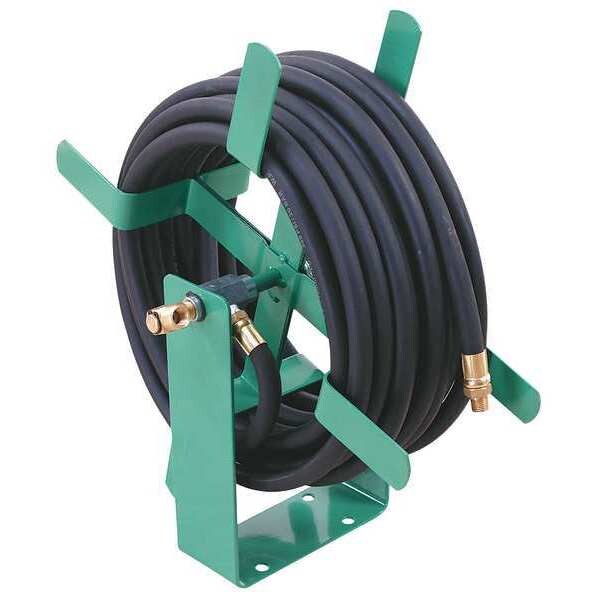 Hose Reel, Hand Crank, 1/4 Inlet, 1/4 Out