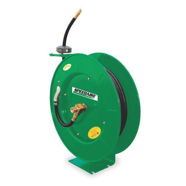 Spring Return Hose Reel, 3/4 in Hose Dia., 75 ft Length, 300 psi