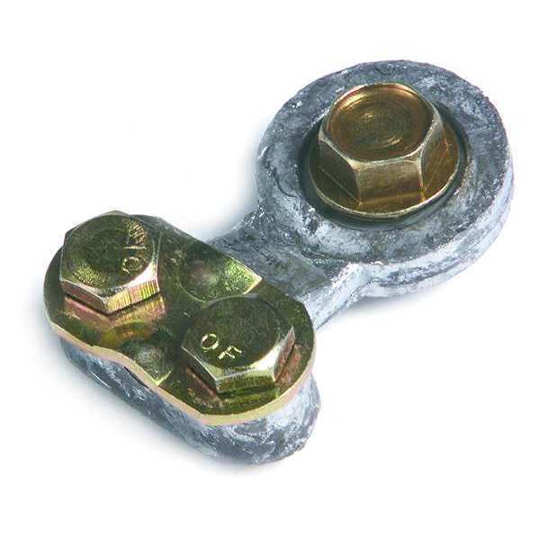 Battery Terminal, 6 to 2/0ga, Lead, PK25