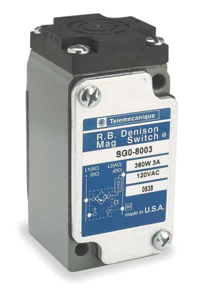 Rectngulr Proxmity Sensr, Magnetc, 120V, NO
