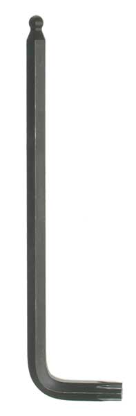 Torx(R) Plain Ball/Torx(R) Key, T40 Tip Size, 4 7/8 in Long, 1 1/32 in Short