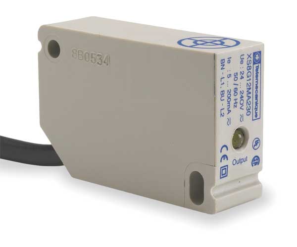 Rctngulr Proxmity Sensr, 2 Wire, NO, Unshld