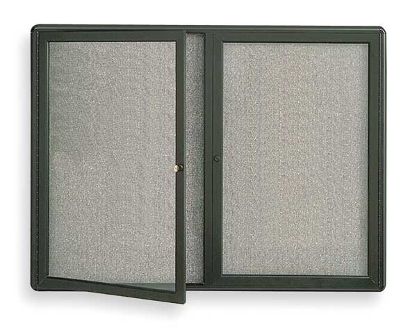 Enclosed Fabric Bulletin Board 48
