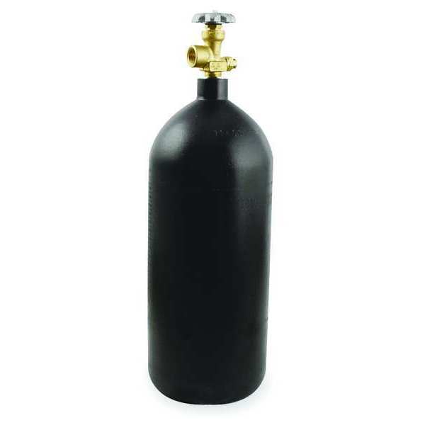 Empty Fuel Cylinder, Nitrogen, 40 cu ft, CGA 580, 22 1/2 in H