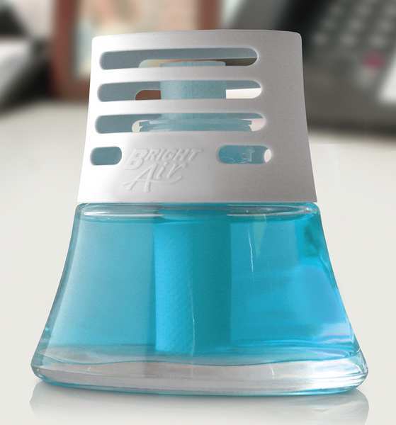 Air Freshener, 2.5 oz., Glass Jar, PK6