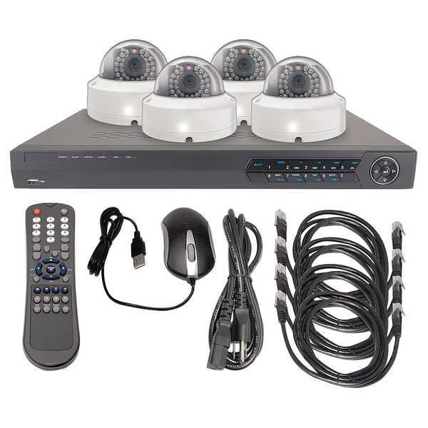 CCTV Kit, All In One, 12VDC, 1 TB