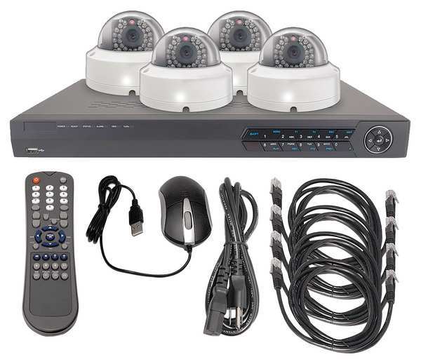 CCTV Kit, All In One, 12VDC, 1 TB
