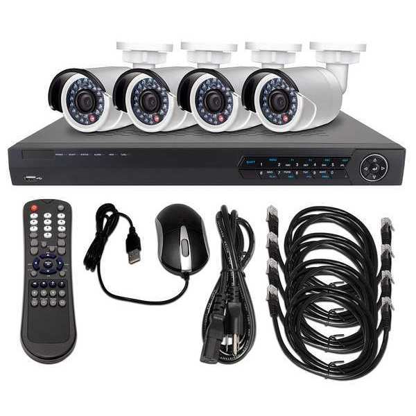 CCTV Kit, All In One, 12VDC, 1 TB