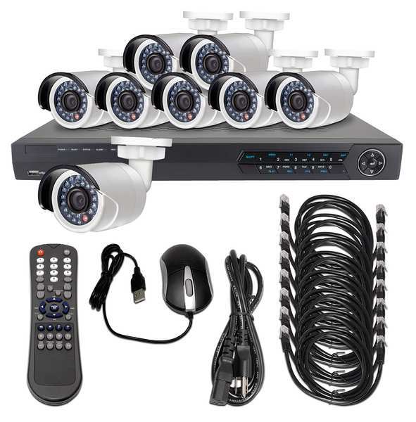 CCTV Kit, All In One, 12VDC, 1 TB
