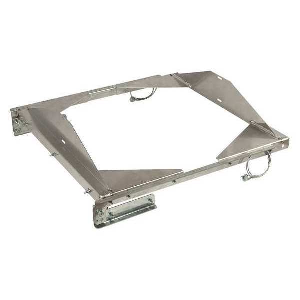 Hinge Kit, 42inWx42inL, Galvanized Steel